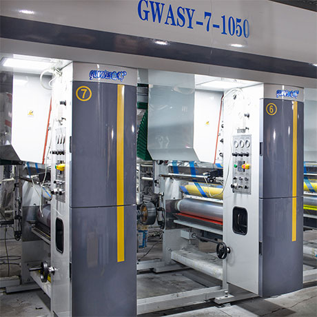 Electronic Shaft Rotogravure Printing Machine Gravure Printing Machine in 450 mpm