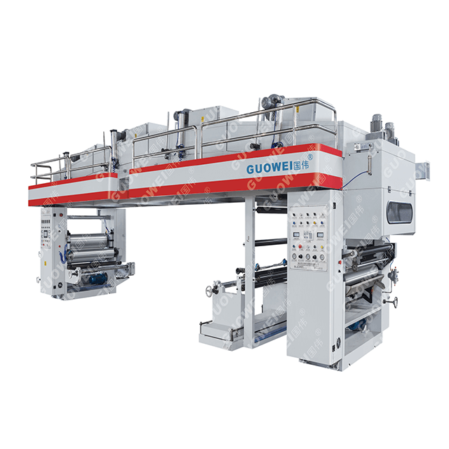 High Speed 3 Motor System Dry Method Film Solvent Base Laminating Machine in 150m/Min