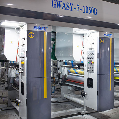 GWASY-B1 3 Motor System 8 Color Gravure Printing Machine for Film in 170m/Min