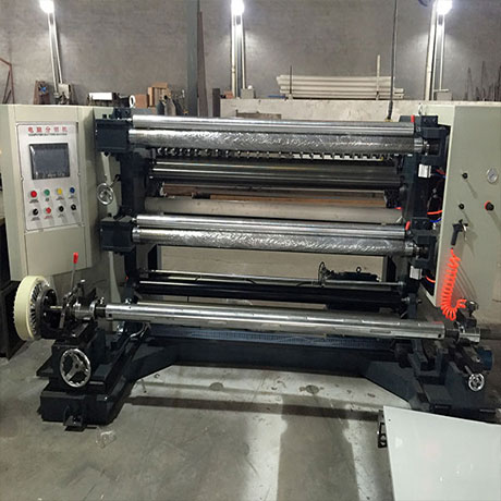 High-Speed Vertical Type PLC Controlled Slitting and Rewinding Machine for Plastic Film in 200 M/Min