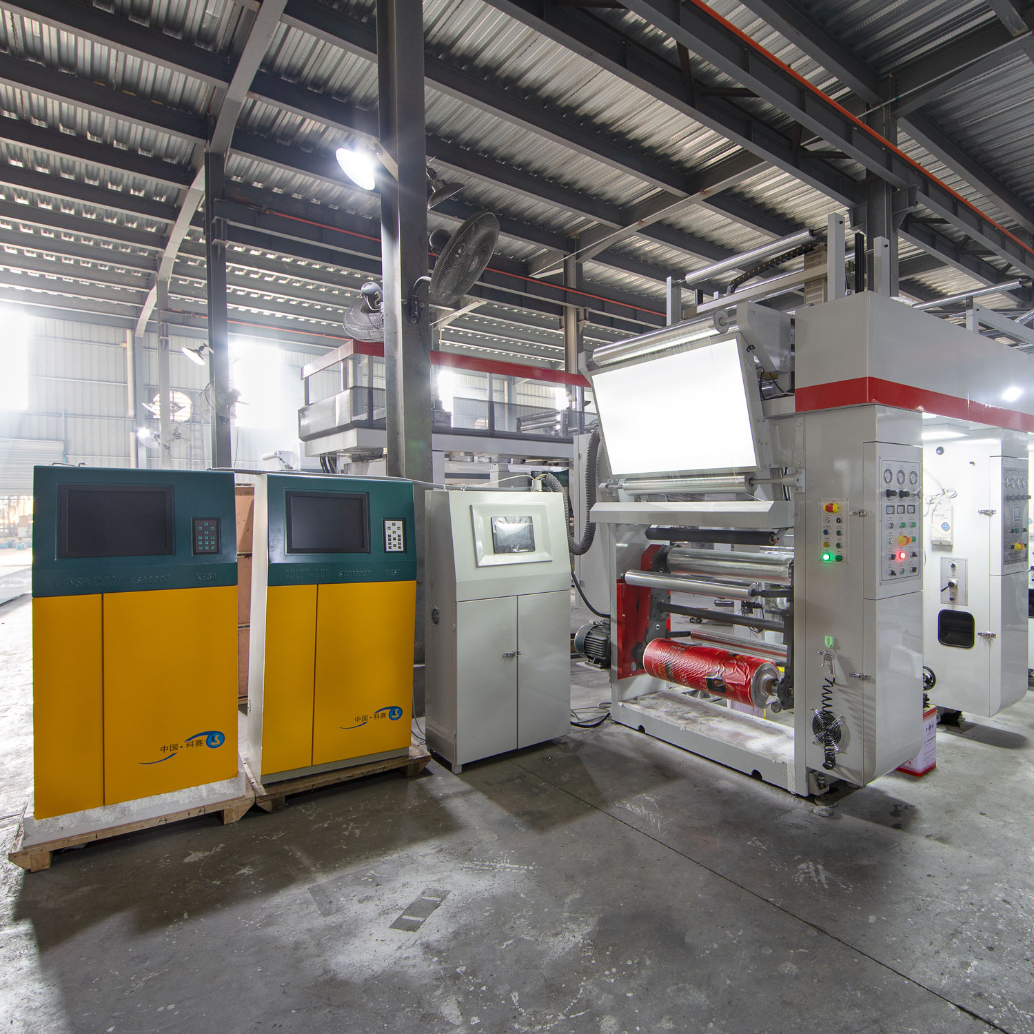 GWASY-C Medium Speed Film Rotogravure Printing Machine for plastic Film in 140 Mpm