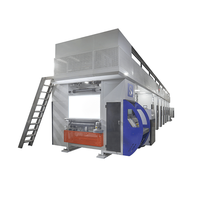 High Speed Electronic Shaft Rotogravure Printing Machine in 300 mpm