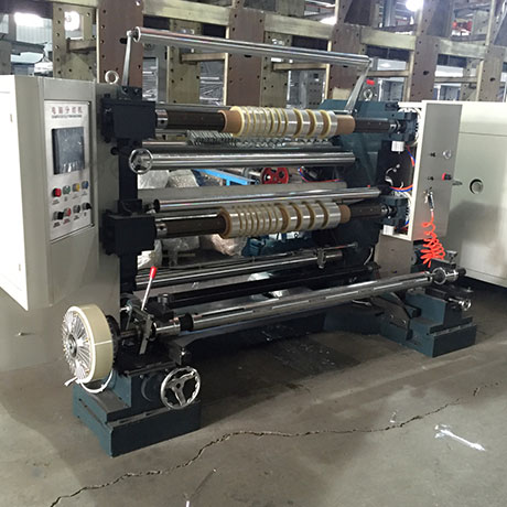 High-Speed Vertical Type PLC Controlled Slitting and Rewinding Machine for Plastic Film in 200 M/Min