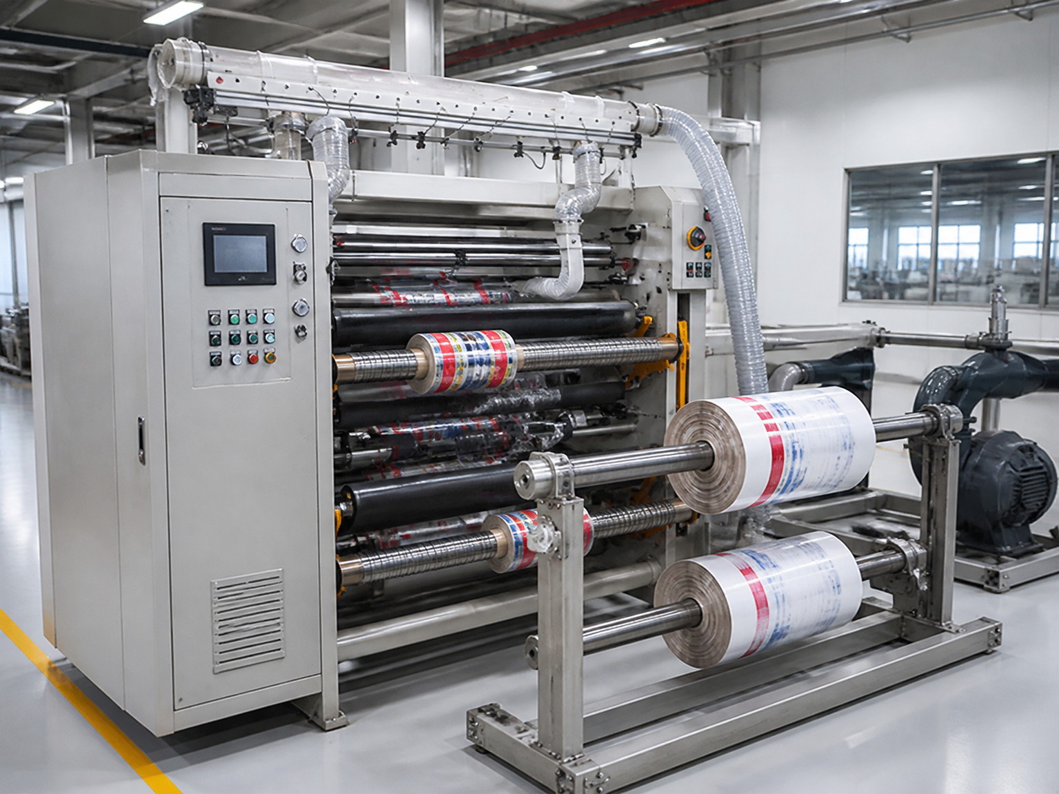 Slitting Machine for Post-Printing & Laminating Lines